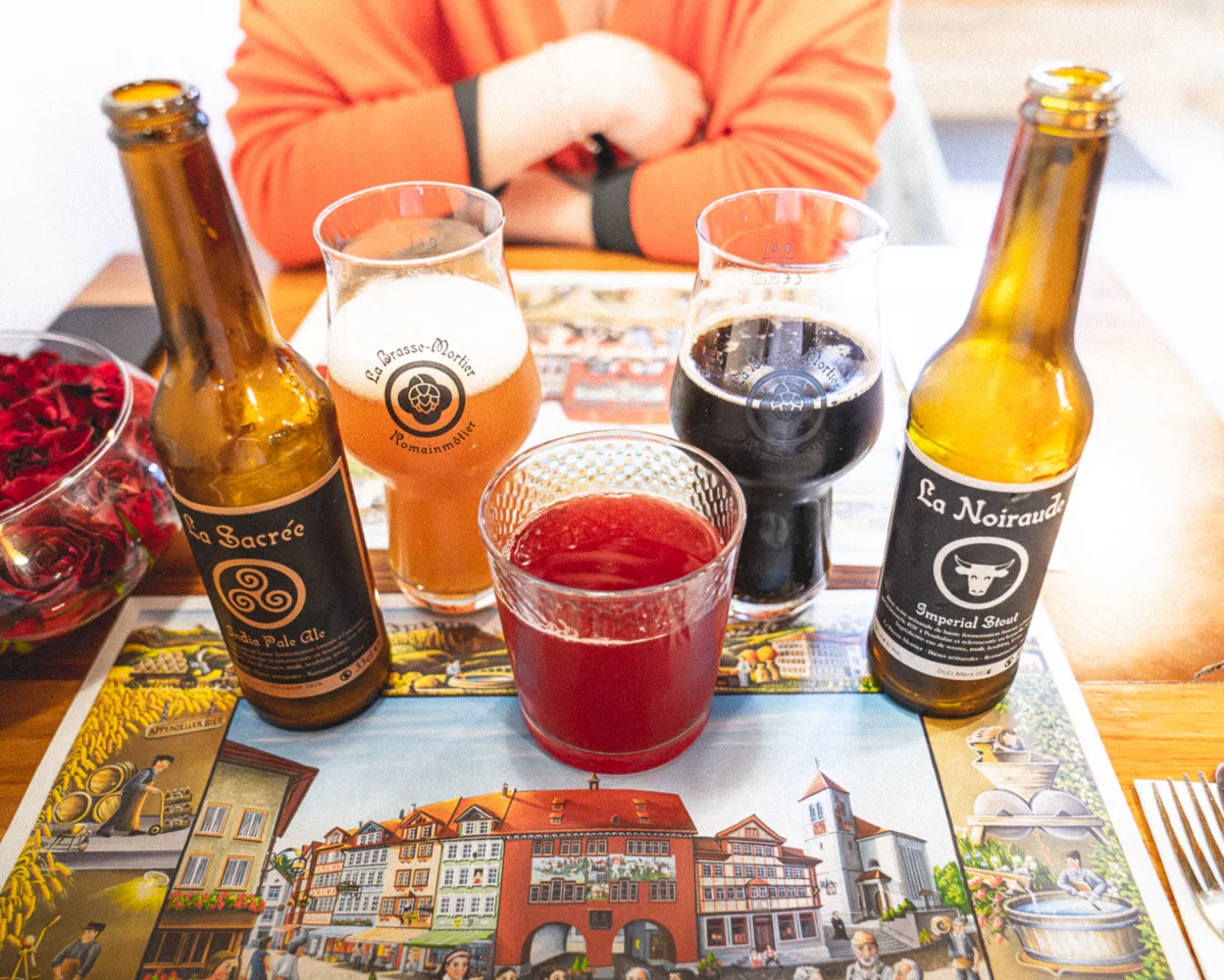 Bissap, IPA et bière noire de Brasse-Mortier chez Chez Magali